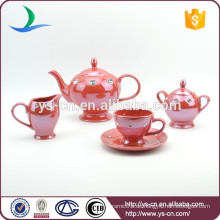 Keramik Red Coffee Set Großhändler In China